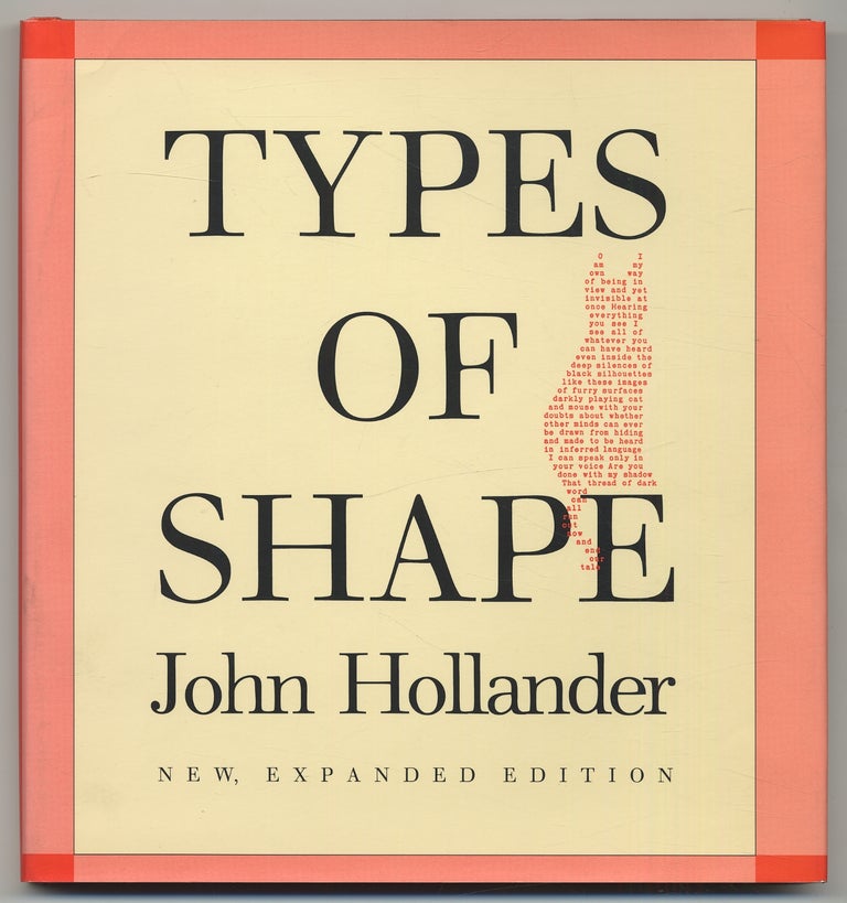 Item #311253 Types of Shape. John HOLLANDER.