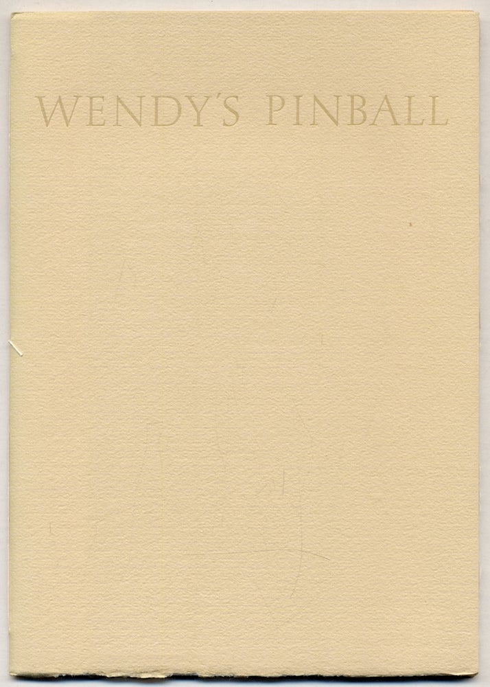 Item #311284 Wendy's Pinball. Charles SIMIC, Wendy Mark.