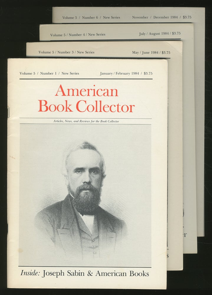Item #311565 American Book Collector New Series Volume 5 Numbers 1, 3, 4, 6. Anthony FAIR.