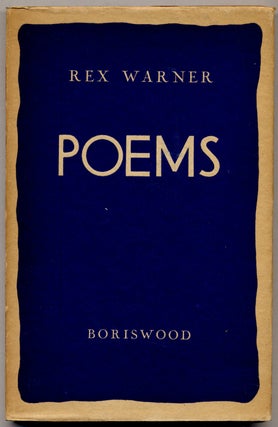 Item #311653 Poems. Rex WARNER