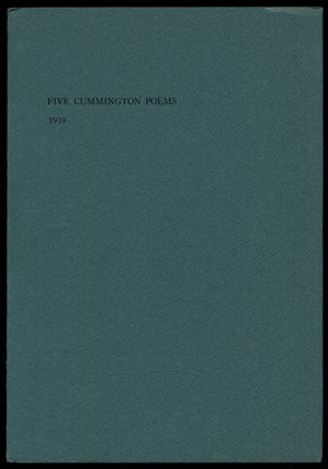 Item #311834 Five Cummington Poems 1939