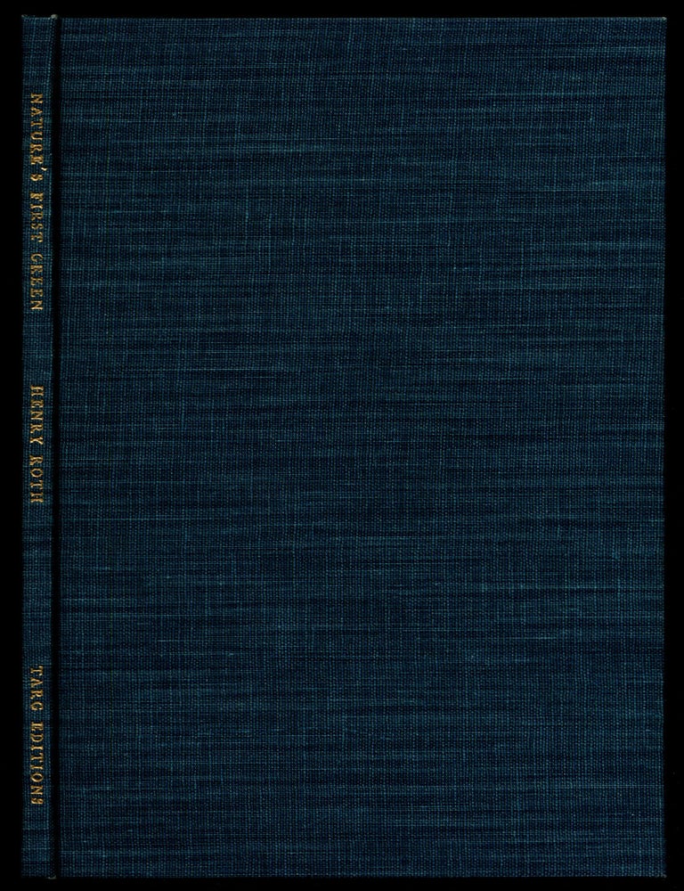 Item #312011 Nature's First Green. Henry ROTH.