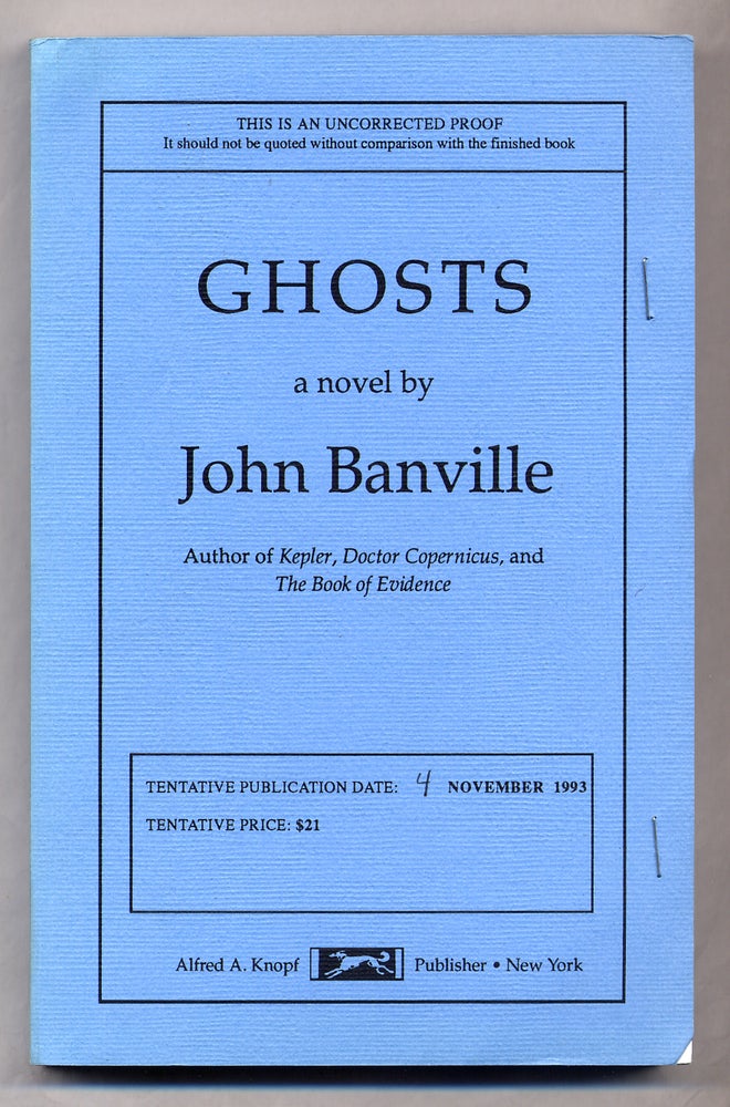 Item #312326 Ghosts. John BANVILLE.