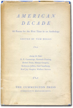 American Decade: 68 Poems for the First Time in an Anthology