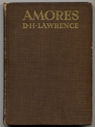 Item #312895 Amores. D. H LAWRENCE