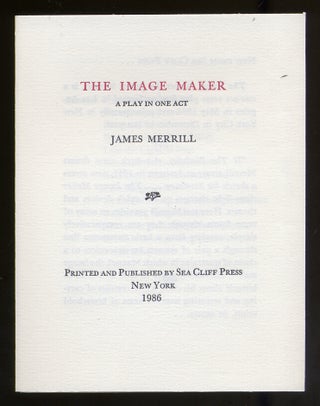 Item #313103 The Image Maker [Prospectus]. James MERRILL