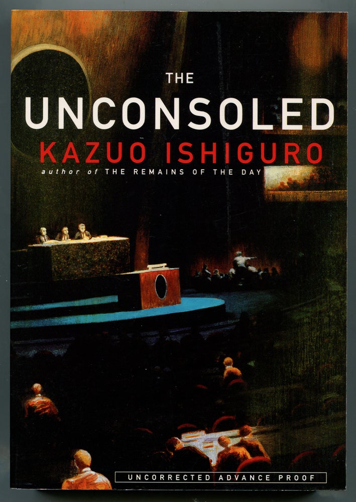 Item #313198 The Unconsoled. Kazuo ISHIGURO.