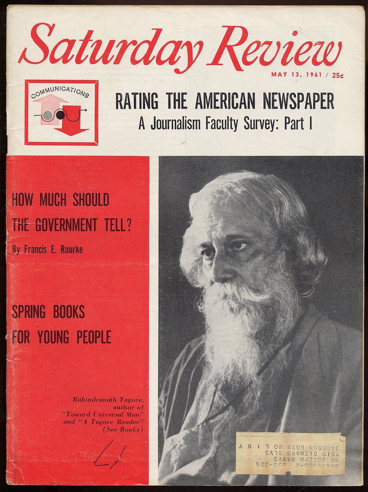 Item #313216 Saturday Review: May 13, 1961, Vol. XLIV, No. 19