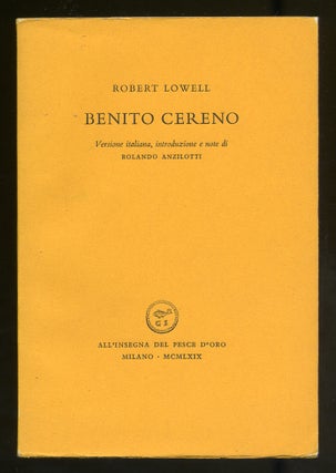 Item #313557 Benito Cereno. Robert LOWELL