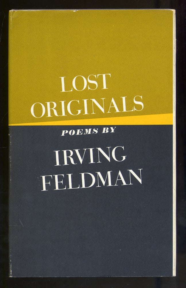 Item #313731 Lost Originals. Irving FELDMAN.