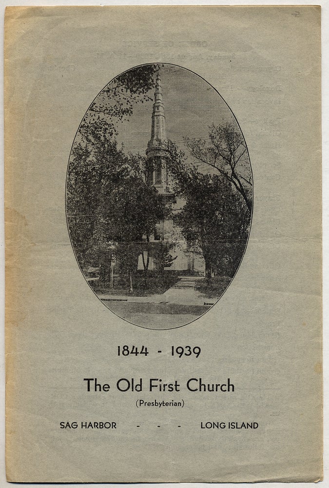 Item #314206 The Old First Church (Presbyterian), 1844-1939, Sag Harbor, Long Island