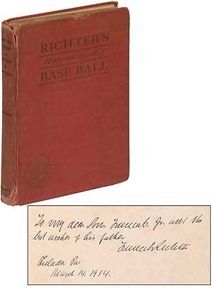 Item #314522 Richter's History and Records of Base Ball: The American Nation's Chief Sport. Francis C. RICHTER.