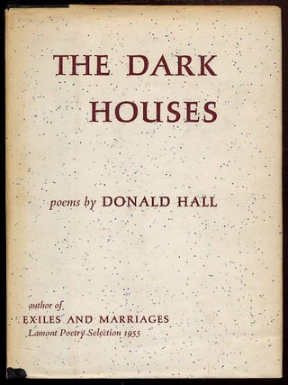 Item #314563 The Dark Houses. Donald HALL