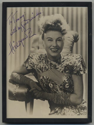 Inscribed photograph. HILDEGARDE, stage name of Hildegarde.