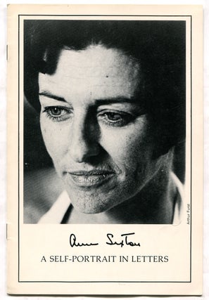 Item #315265 Anne Sexton: A Self-Portrait In Letters. Anne SEXTON
