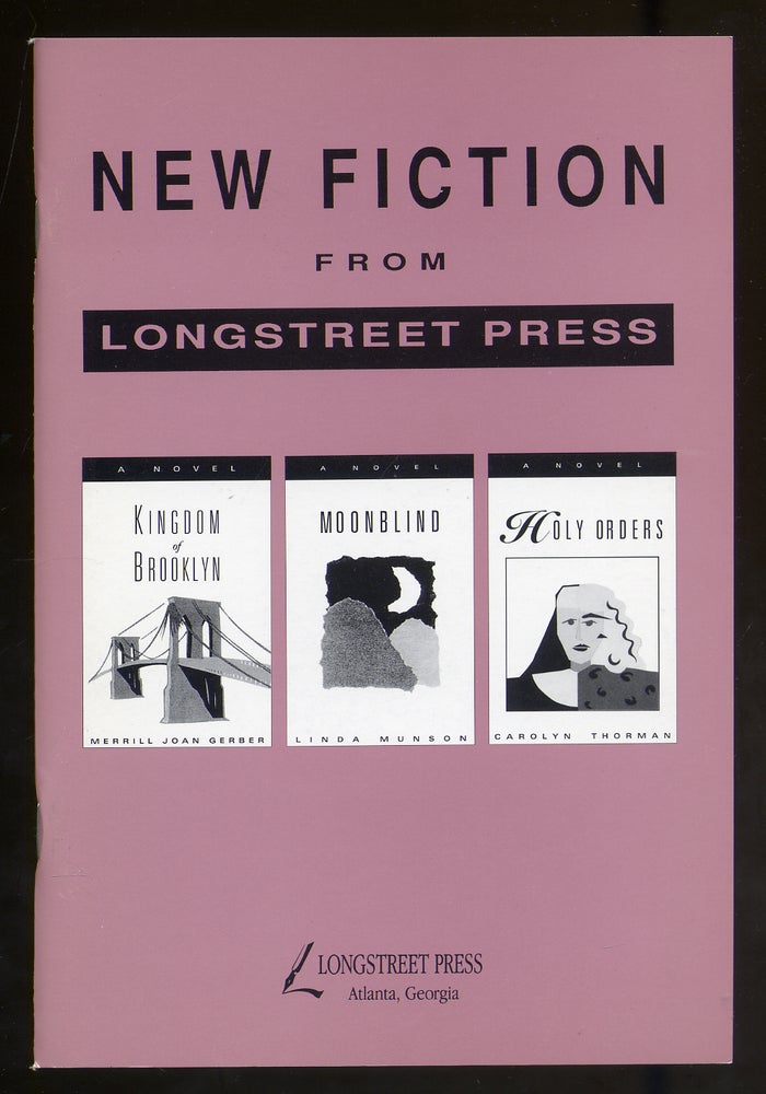 Item #315378 New Fiction From Longstreet Press