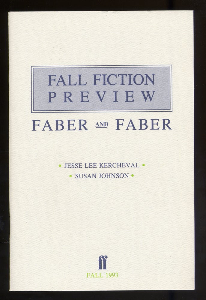 Item #315385 Faber and Faber Fall Fiction Preview