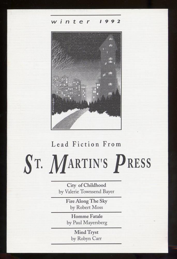 Item #315396 Lead Fiction From St. Martin's Press Winter 1992