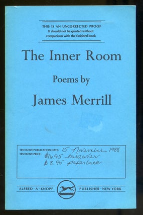 Item #315806 The Inner Room. James MERRILL