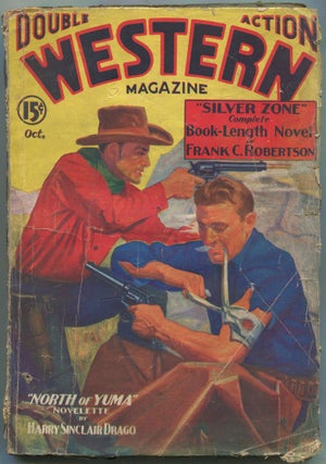 Item #315855 Double Action Western Magazine - Vol. II, No. 5,October, 1935. Frank C. ROBERTSON,...