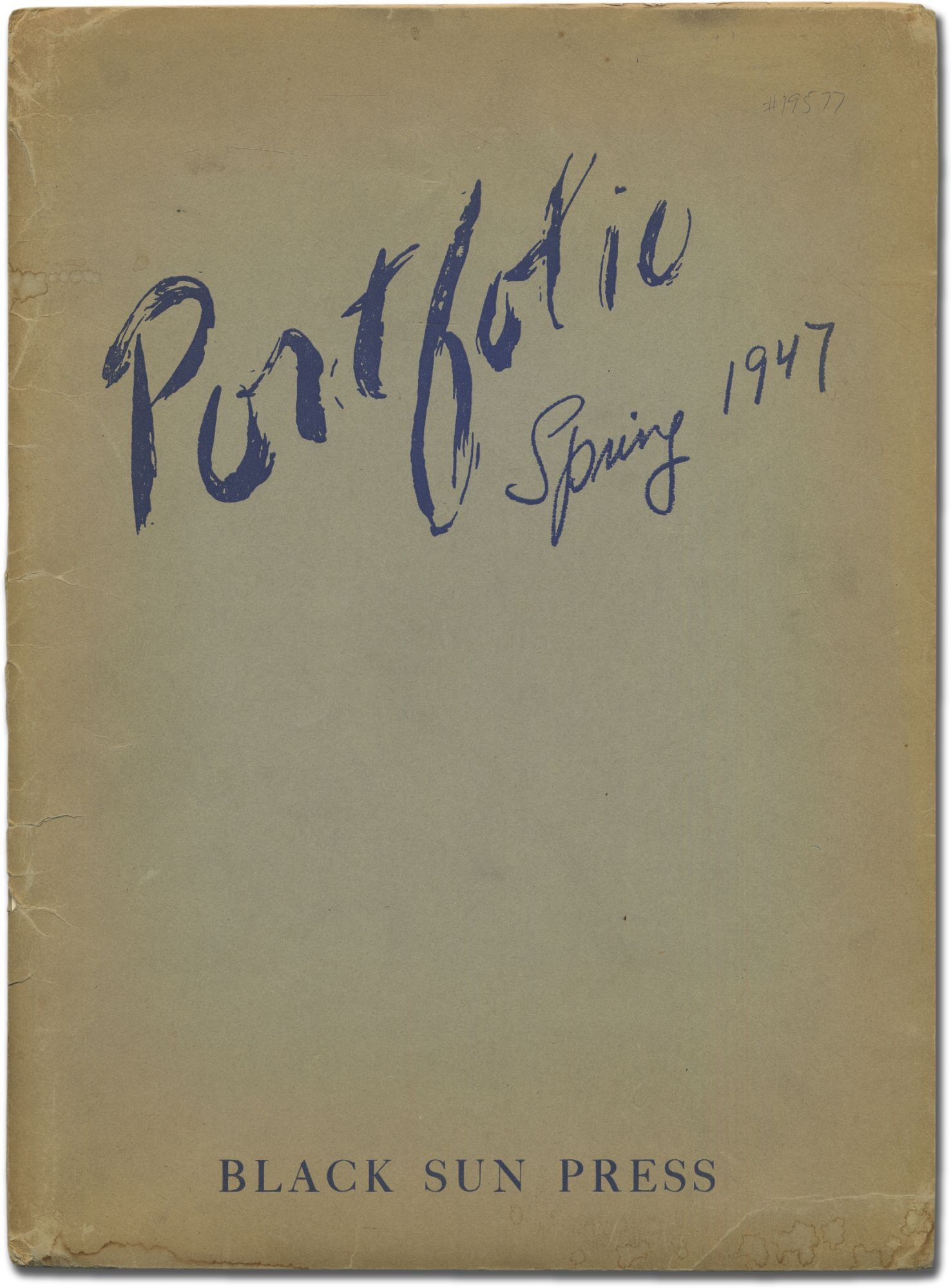 Portfolio. An International Quarterly. Volume II. Spring 1947 Anaïs