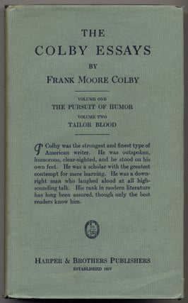 The Colby Essays: The Pursuit of Humor and Tailor Blood