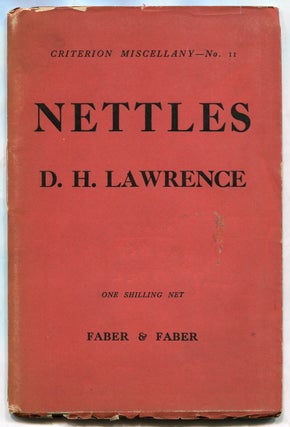 Item #316356 Criterion Miscellany No. 11: Nettles. D. H. LAWRENCE