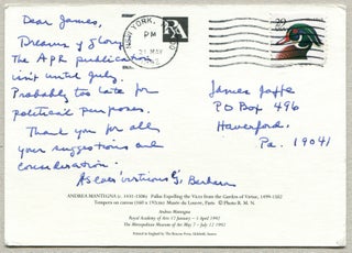 Postcard. Barbara HOWES.