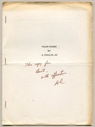 Four Poems. A. POULIN, Jr.
