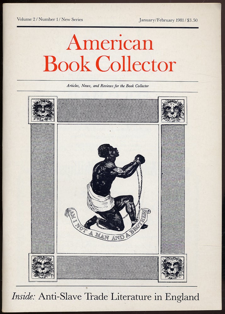 Item #316599 American Book Collector: New Series, Volume 2, Number 1, January/February 1981. Anthony FAIR, consulting.