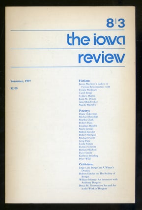 Item #317265 The Iowa Review Volume 8 Number 3 Summer 1977