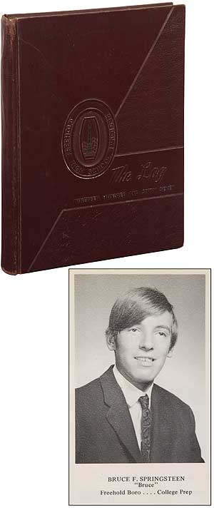 Item #317873 [High School Yearbook]: The Log 1967. Bruce SPRINGSTEEN.