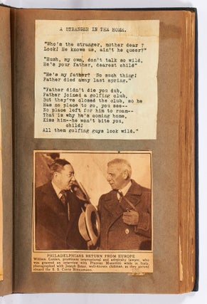 Scrapbook and Photo Album of Philadelphia Attorney and Artist William J. Conlen