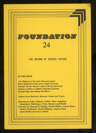 Item #317989 Foundation The Review of Science FictionNumber 24 February 1982