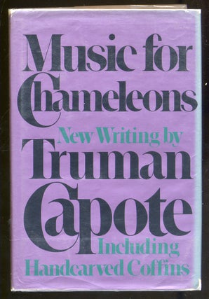 Item #318278 Music for Chameleons. Truman CAPOTE