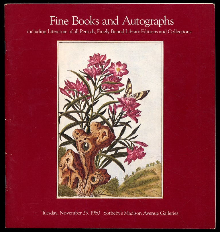 Item #318297 (Exhibition catalog): Fine Books & Autograph Letters: Sale Number 4482M