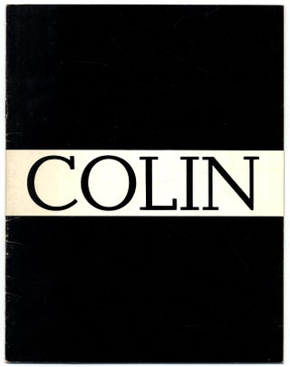 Item #318320 (Exhibition catalog): Colin