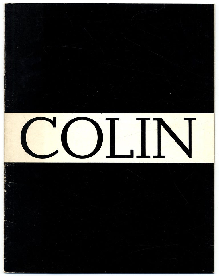 Item #318320 (Exhibition catalog): Colin