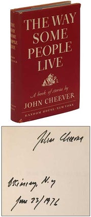 Item #318499 The Way Some People Live. John CHEEVER