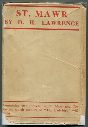 Item #318685 St. Mawr: Together with The Princess. D. H. LAWRENCE