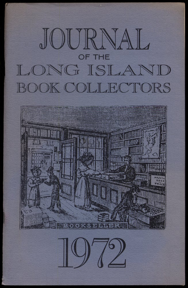 Item #319053 Journal of the Long Island Book Collectors. No.2 - 1972