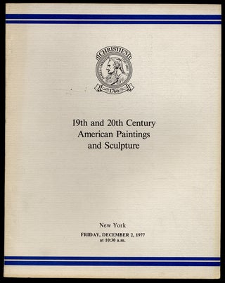 Item #319341 19th and 20th Century American Paintings and Sculpture