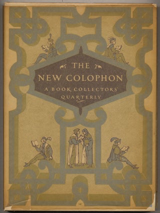 Item #319717 The New Colophon: Volume II, Part Seven: A Book Collectors' Quarterly
