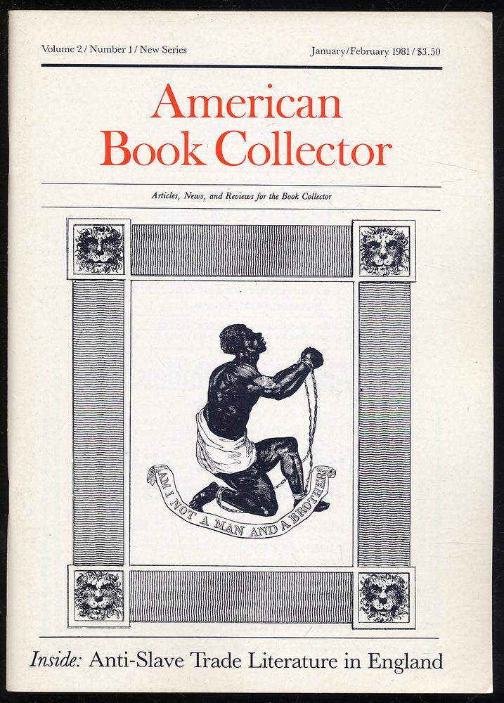 Item #320149 American Book Collector: New Series, Volume 2, Number 1, January/February 1981. Anthony FAIR, consulting.