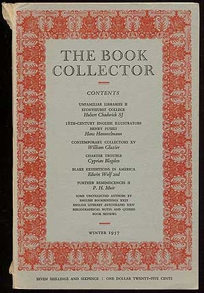 Item #320999 The Book Collector: Volume 6, No. 4, Winter 1957. Ian FLEMING, John Hayward