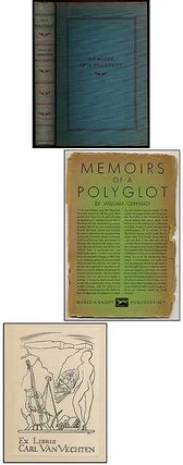 Item #321094 Memoirs of a Polyglot. William GERHARDI, Carl Van Vechten