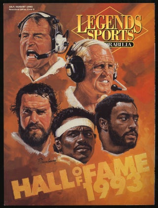Item #321729 Legends Sports Memorabilia Volume VI Number 4 July/August 1993 Hall of Fame 1993