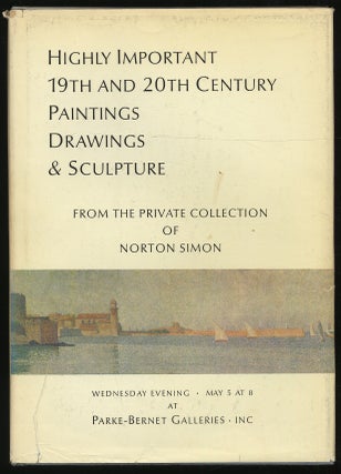 Item #322024 Highly Important 19th and 20th Century Paintings Drawings & Sculpture From the...