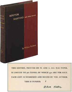 Item #322437 Doctor Martino and Other Stories. William FAULKNER.