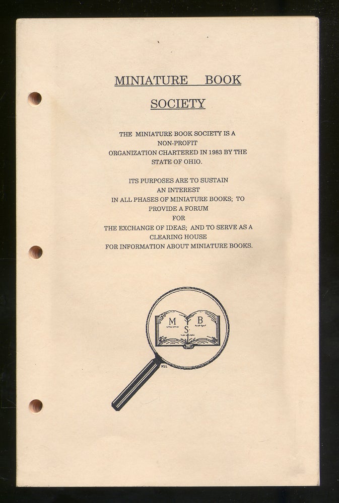 Item #322572 Miniatue Book Society Membership Directory September 1988